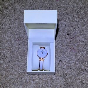 Anne klein watch, never worn, beautful color, comes with tag and box